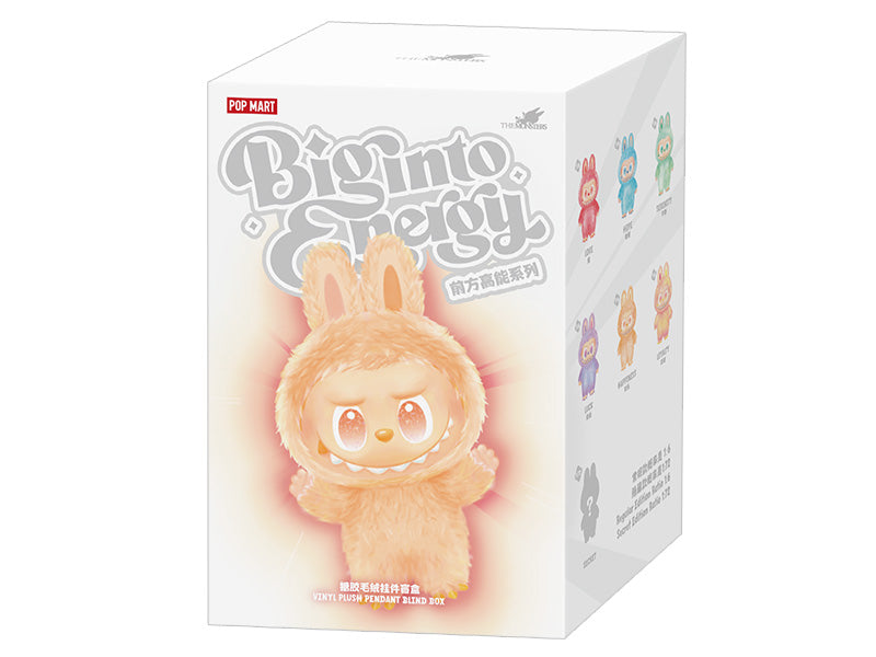 Labubu POP MART THE MONSTERS Big into Energy シリーズ ぬいぐるみペンダント