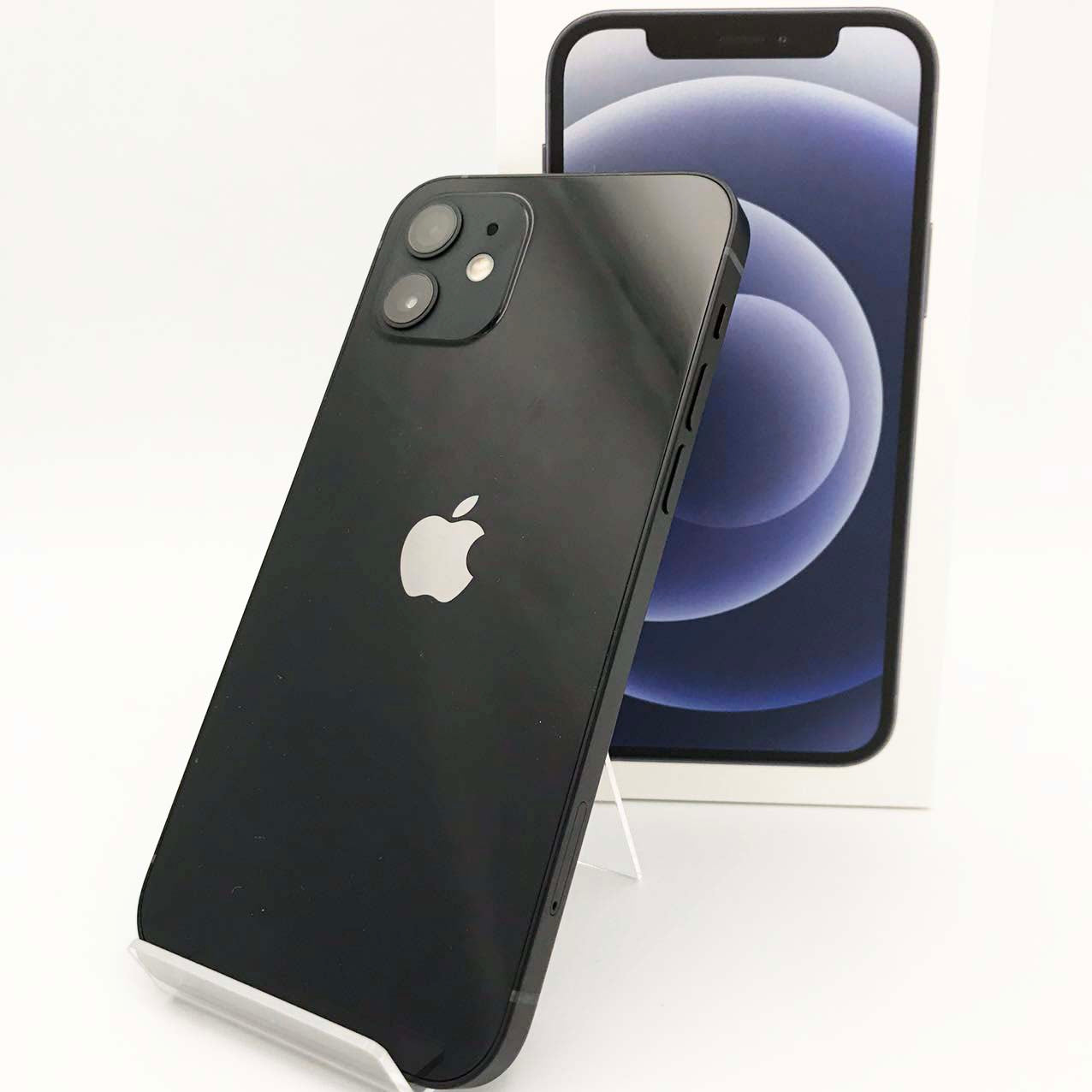 二手 A 级 iPhone 12 64GB 黑色电池,容量 100%,auSIM 锁