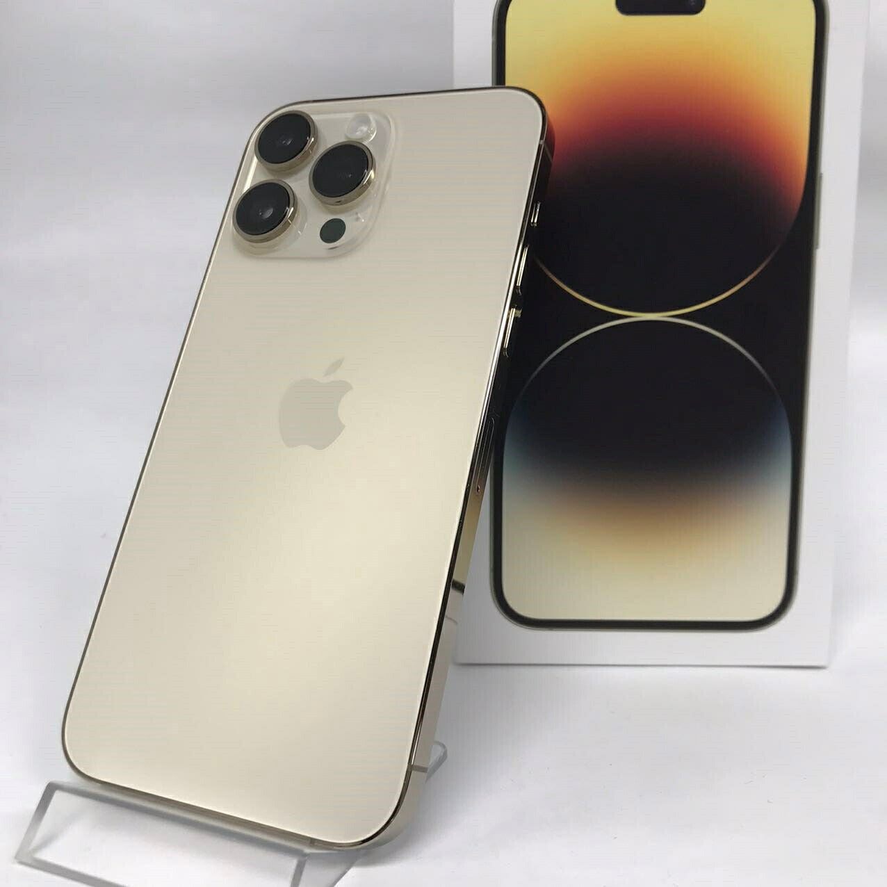 中古Aランク iPhone 14 Pro Max 256GB ゴールド バッテリー最大容量86% SIMロック解除済 SIMフリー