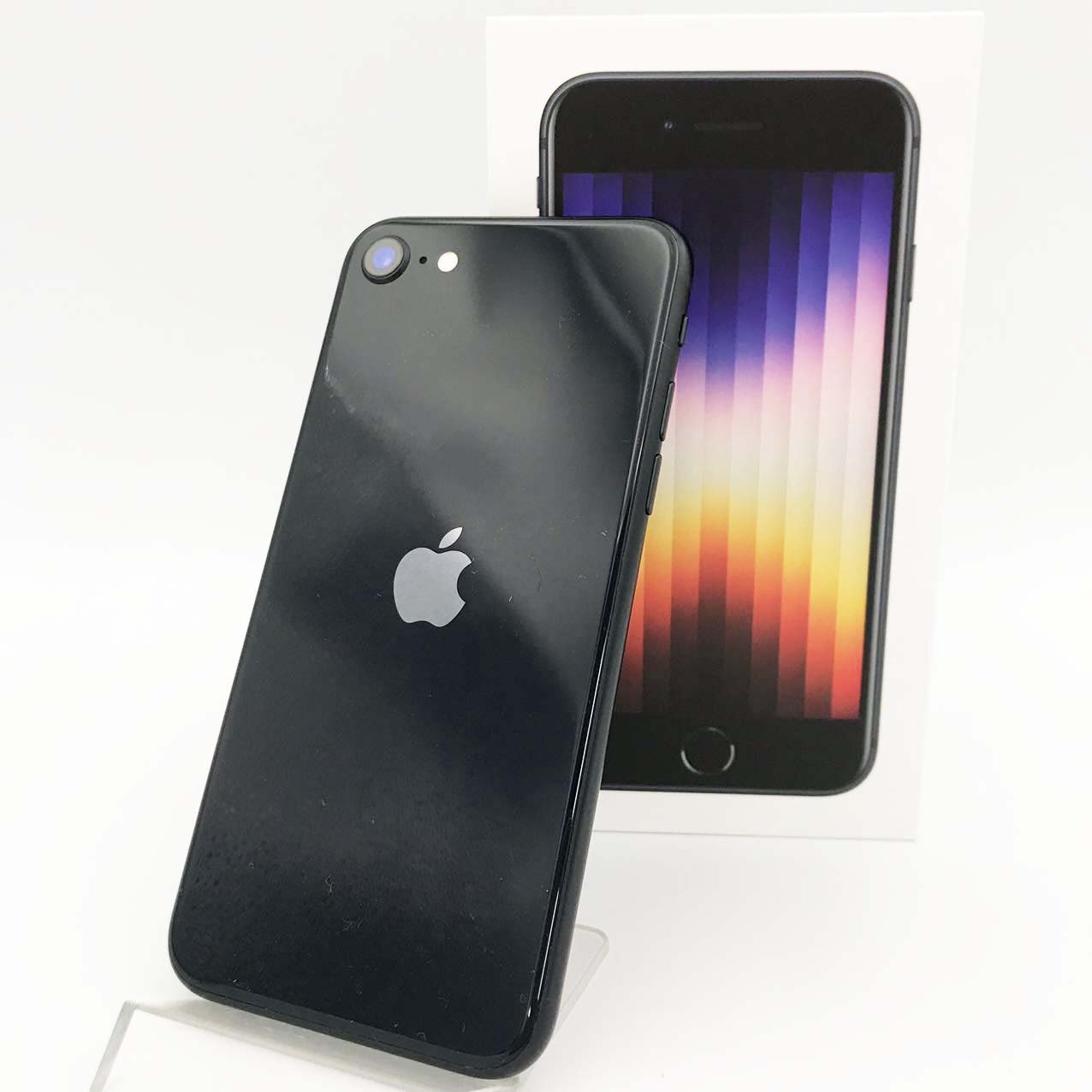 Used J-rank iPhone SE 3rd generation 256GB Midnight Battery maximum capacity 75% SIM unlocked SIM free