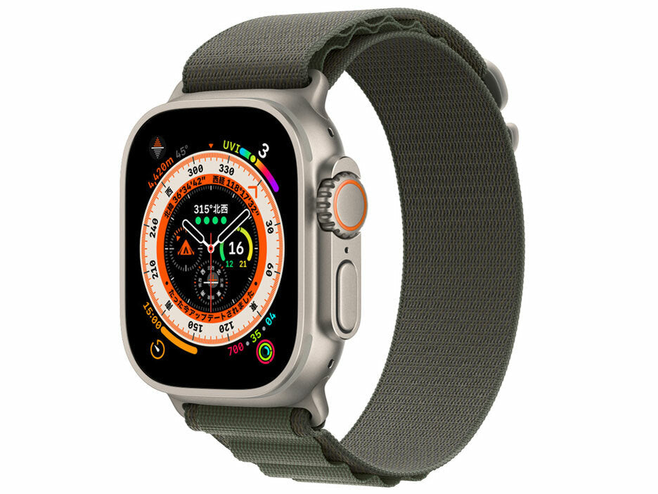 Apple Watch Ultra GPS + Cellular Model 49mm MQFN3J/A [Green Alpine