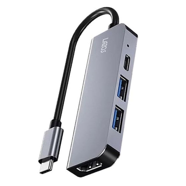 Lazos 変換アダプタ TypeC 4in1 L-CHU4 KW chm