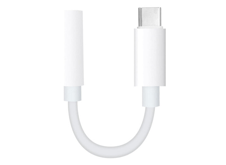 Lazos Type-C to 3.5mm Earphone Conversion Plug, Music Playback, Calls, Remote Control Function, Lazos, White