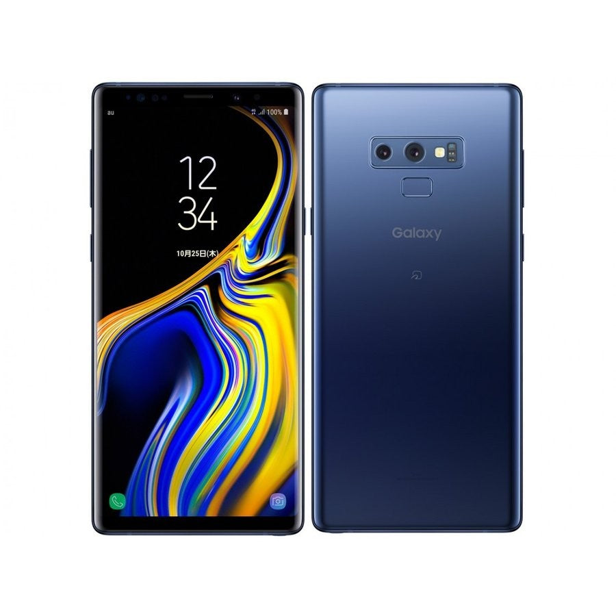 【平日14時まで当日出荷】au SCV40 Galaxy Note9 Ocean Blue ブルー simフリー
