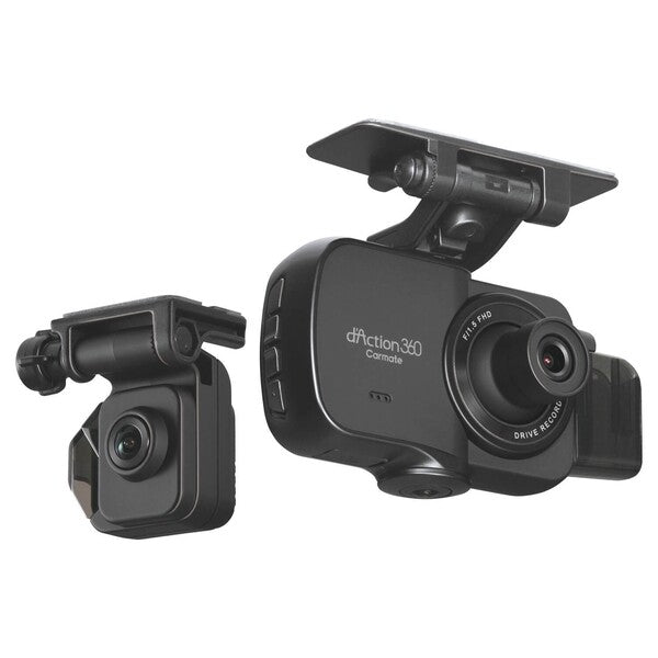 CARMATE dAction 360D DC4000R Front and rear 2 cameras + 360° camera Drive recorder