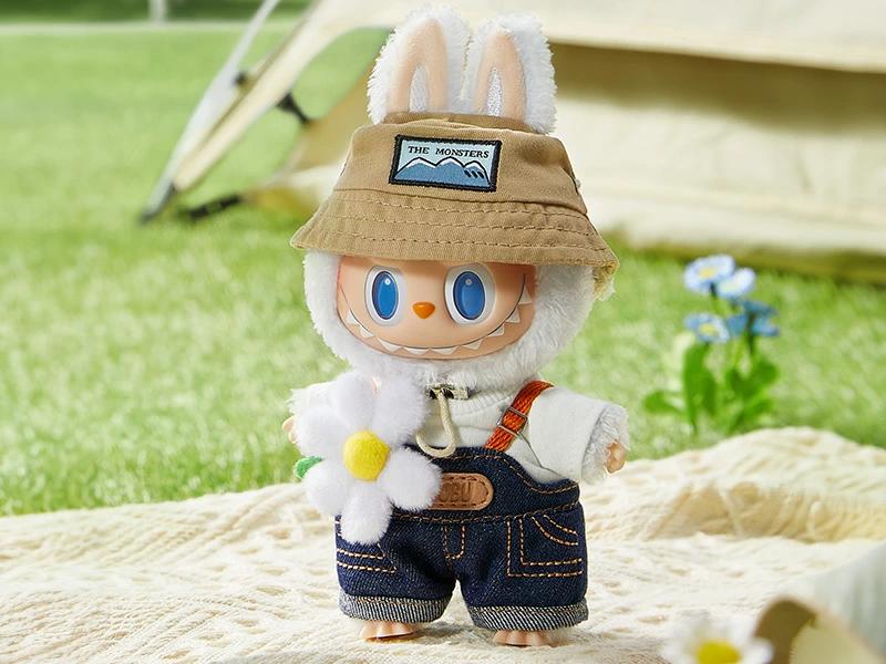 POP MART 怪兽拉布布 FALL IN WILD 毛绒吊坠