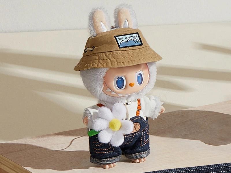 POP MART 怪兽拉布布 FALL IN WILD 毛绒吊坠