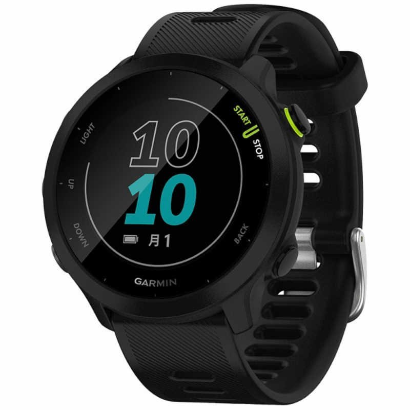 GARMIN ガーミン ForeAthlete 55 010-02562-40 Black 心拍 歩数 ランニングウォッチ 腕時計