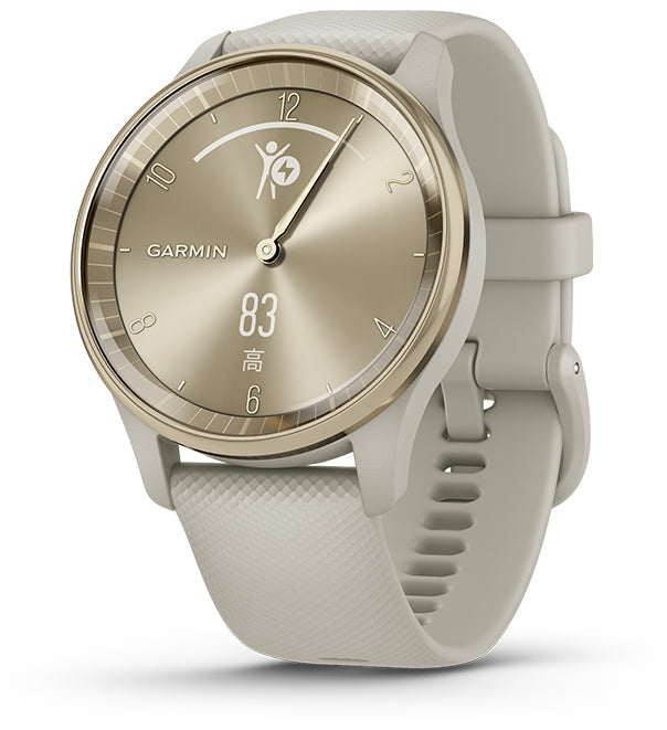 GARMIN スマートウォッチ vivomove Trend 010-02665-72 French Gray/Cream Gold
