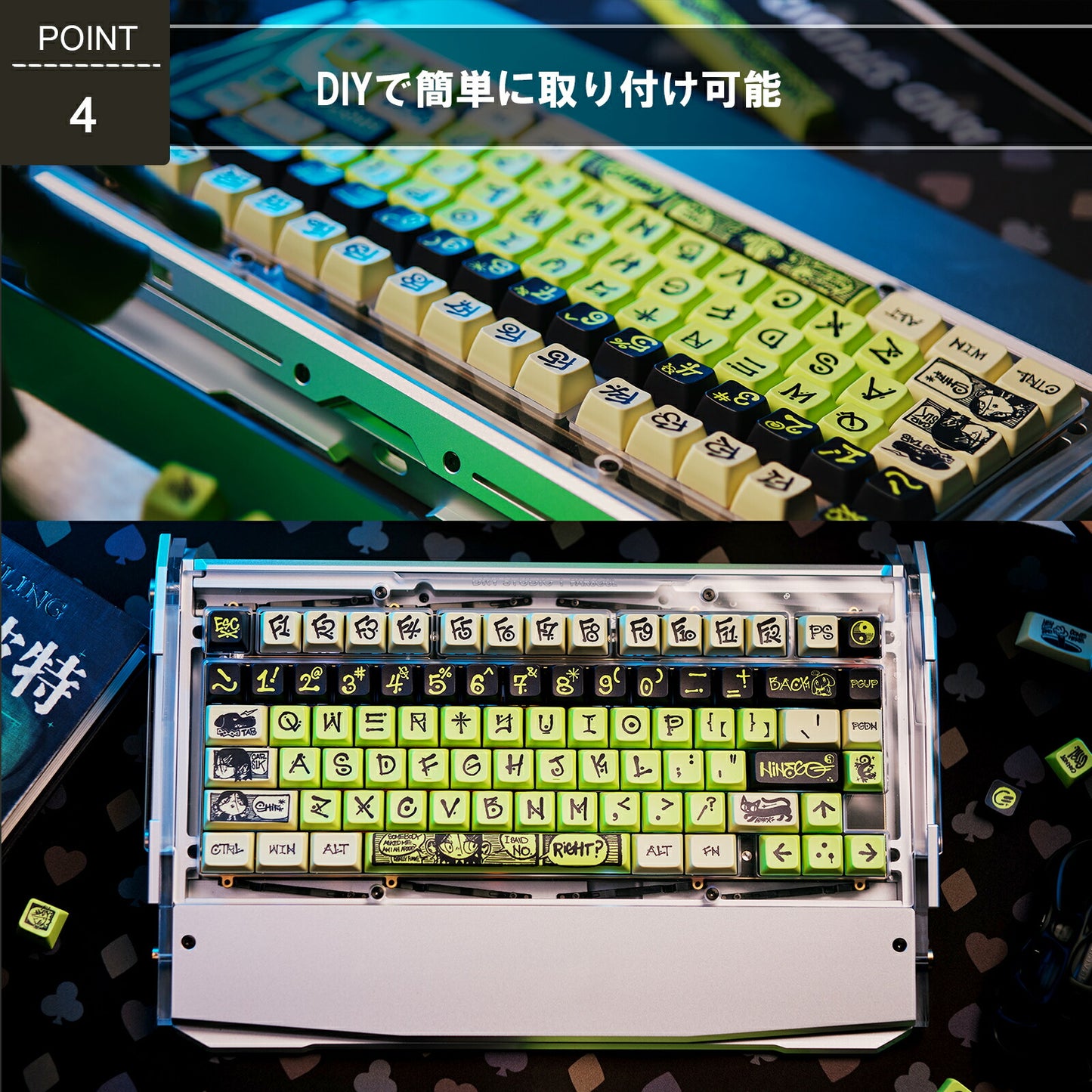 CREATIVE UNIVERS 135 Key Keycap Gaming Keycap PBT Sublimation Printing for Mechanical Keyboard Original Theme English Layout TRD