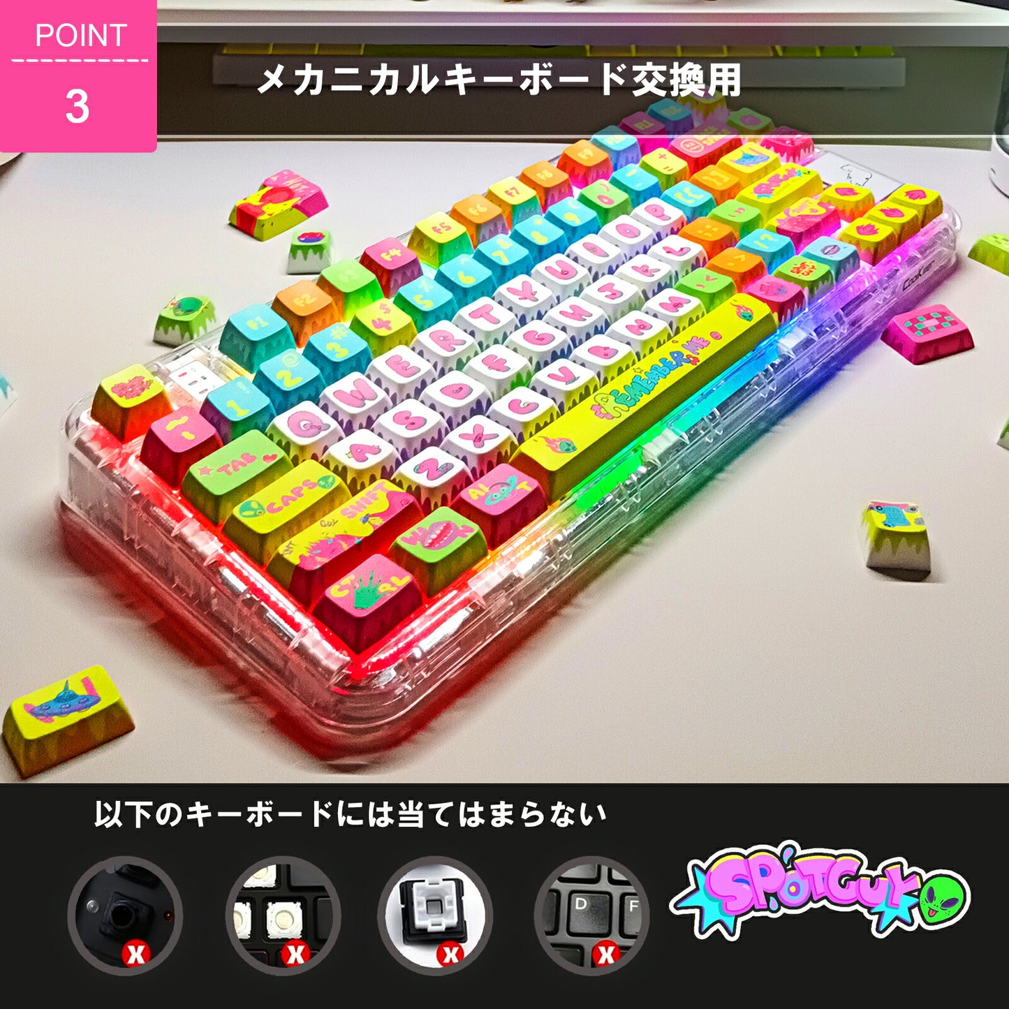 CREATIVE UNIVERS 136 Key Keycap Gaming Keycap PBT Sublimation Printing for Mechanical Keyboard Original Theme English Layout TRD