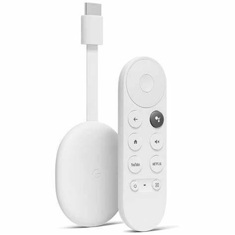 Google Chromecast with Google TV snow White Google Chromecast 
