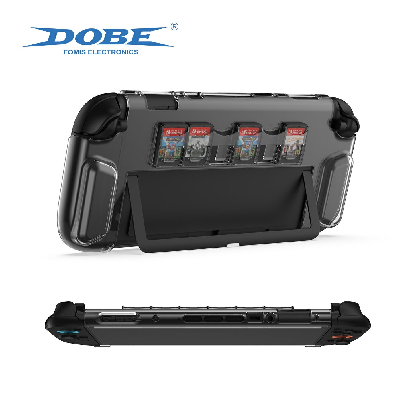 Nintendo Switch 2 Clear Case, Shockproof Back Cover, Software Storage, PC Protective Case, DOBE TNS-3155, SHOKAI, 3 Business Days 
