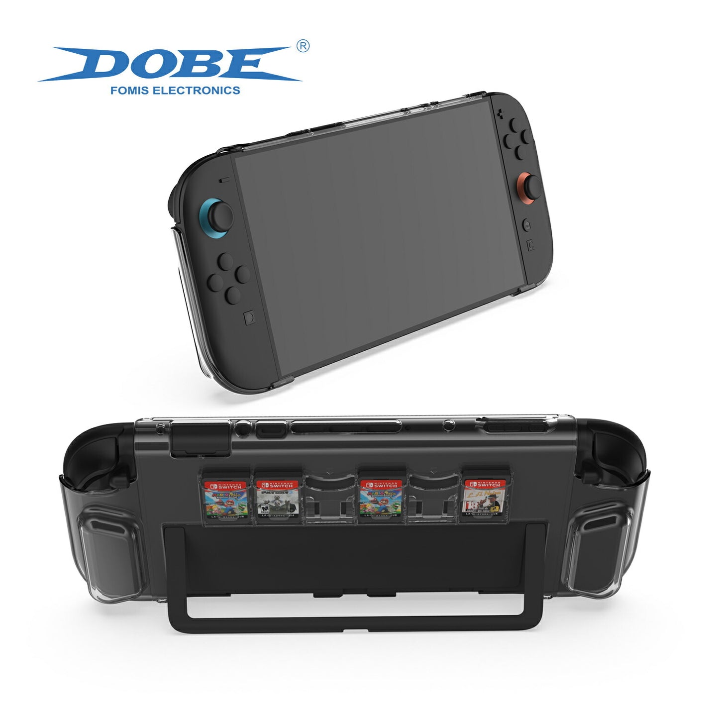 Nintendo Switch 2 Clear Case, Shockproof Back Cover, Software Storage, PC Protective Case, DOBE TNS-3155, SHOKAI, 3 Business Days 