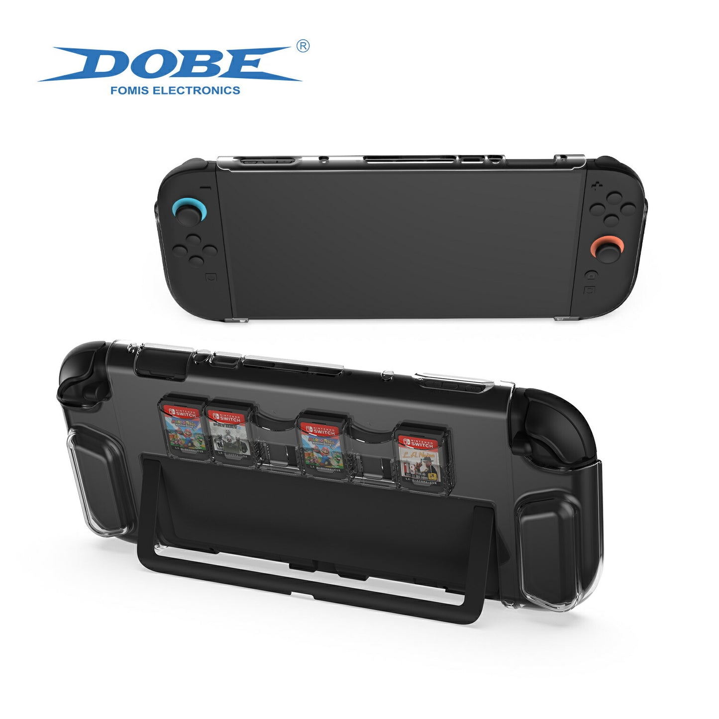 Nintendo Switch 2 Clear Case, Shockproof Back Cover, Software Storage, PC Protective Case, DOBE TNS-3155, SHOKAI, 3 Business Days 