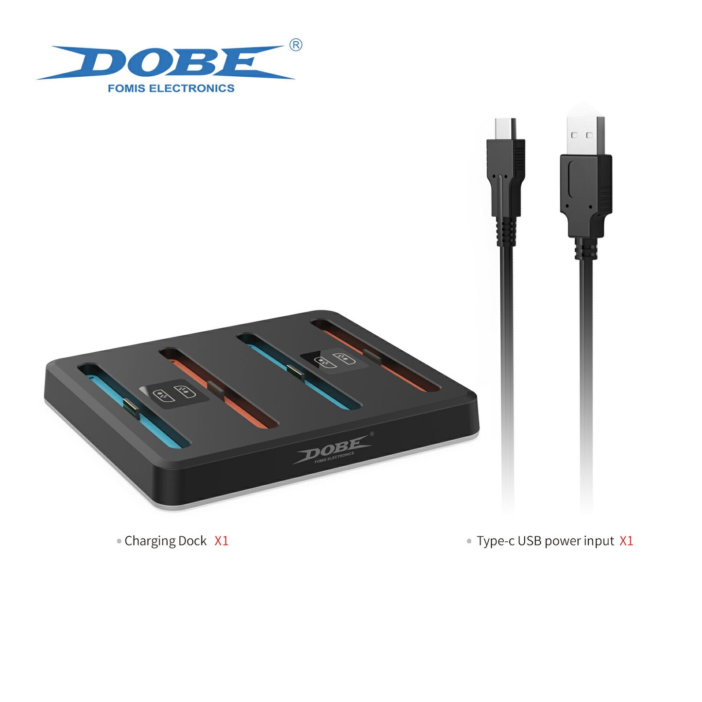 Nintendo Switch2 ジョイコン充電スタンド スタンド 4個同時 Joy-Con2 ニンテンドー スイッチ2 switch2 Charging Dock DOBE TNS-3160 SHOKAI 3営業日