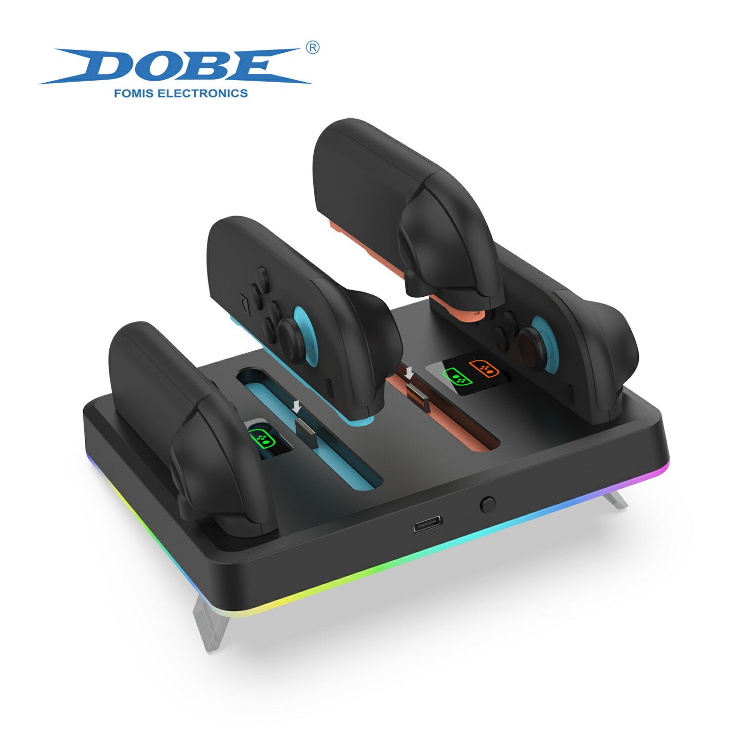 Nintendo Switch2 ジョイコン充電スタンド スタンド 4個同時 Joy-Con2 ニンテンドー スイッチ2 switch2 Charging Dock DOBE TNS-3160 SHOKAI 3営業日