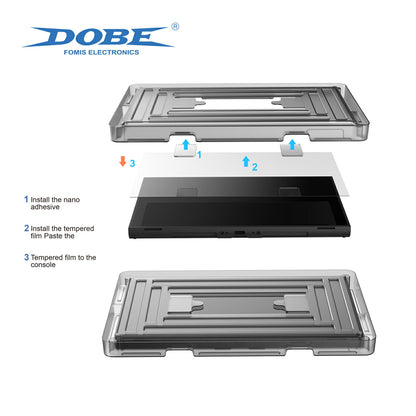 Nintendo Switch 2 Tempered Glass Screen Protector with Guide, DOBE TNS-3166, SHOKAI, 3 Business Days Warranty 