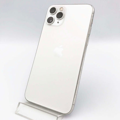 中古Cランク iPhone 11 Pro 256GB シルバー バッテリー最大容量83% SIMロック解除済 SIMフリー NW制限△