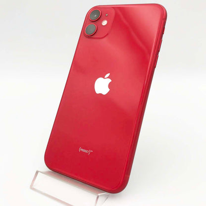 中古Cランク iPhone 11 64GB レッド バッテリー最大容量73% SIMロック解除済 SIMフリー