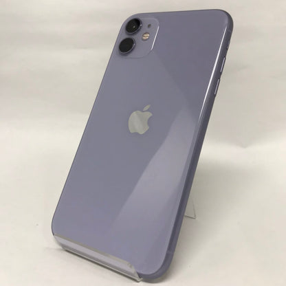 中古Cランク iPhone 11 128GB パープル バッテリー最大容量72% SIMロック解除済 SIMフリー