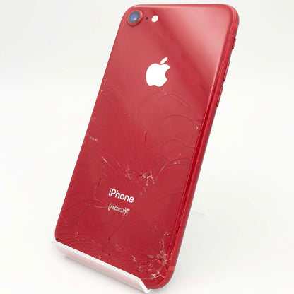 中古Jランク iPhone 8 256GB レッド バッテリー最大容量85% SIMロック解除済 SIMフリー