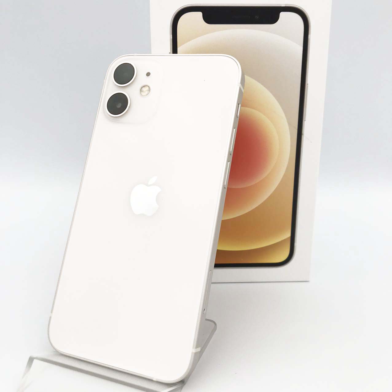 中古Cランク iPhone 12 mini 64GB ホワイト バッテリー最大容量78% SIMロック解除済 SIMフリー