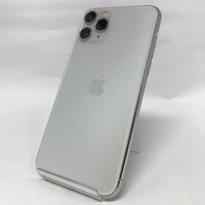 中古Cランク iPhone 11 Pro 256GB シルバー バッテリー最大容量77% SIMロック解除済 SIMフリー