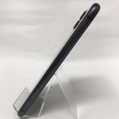 中古Cランク iPhone 11 128GB ブラック バッテリー最大容量82% SIMロック解除済 SIMフリー