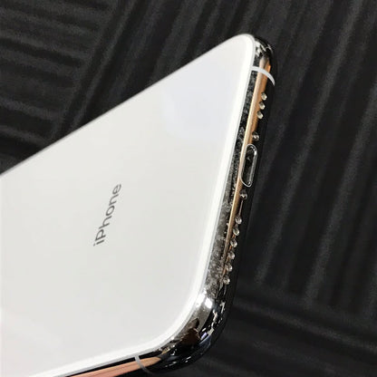 中古Cランク iPhone Xs 64GB シルバー バッテリー最大容量79% SIMロック解除済 SIMフリー
