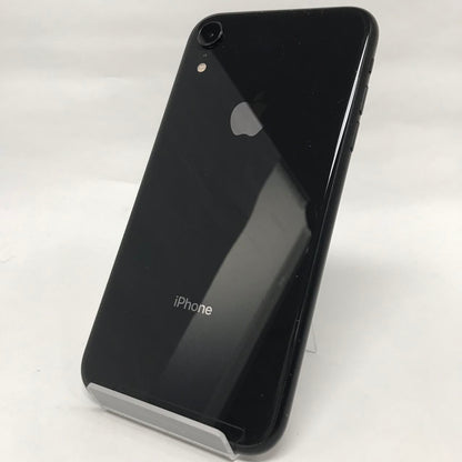 中古Cランク iPhone XR 128GB ブラック バッテリー最大容量85% SIMロック解除済 SIMフリー
