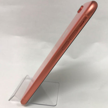 中古Bランク iPhone XR 256GB コーラル バッテリー最大容量86% SIMロック解除済 SIMフリー