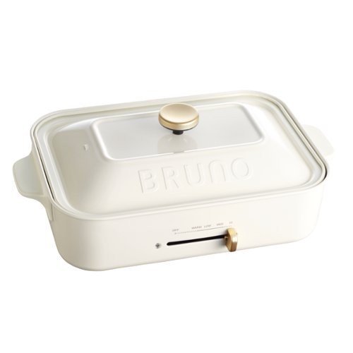 BRUNO Hot Plate BOE021-WH (White) Flat Plate Takoyaki Plate 