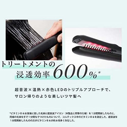 YA-MAN Ultrasonic Treatment Hair Iron Shine Pro Shine Beautiful Hair Wavy Care HC-21B 