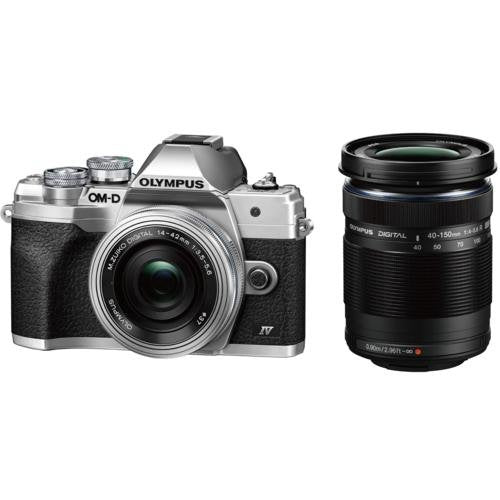 OLYMPUS オリンパス デジタル一眼カメラ OM-D E-M10 Mark IV EZダブルズームキット [シルバー]