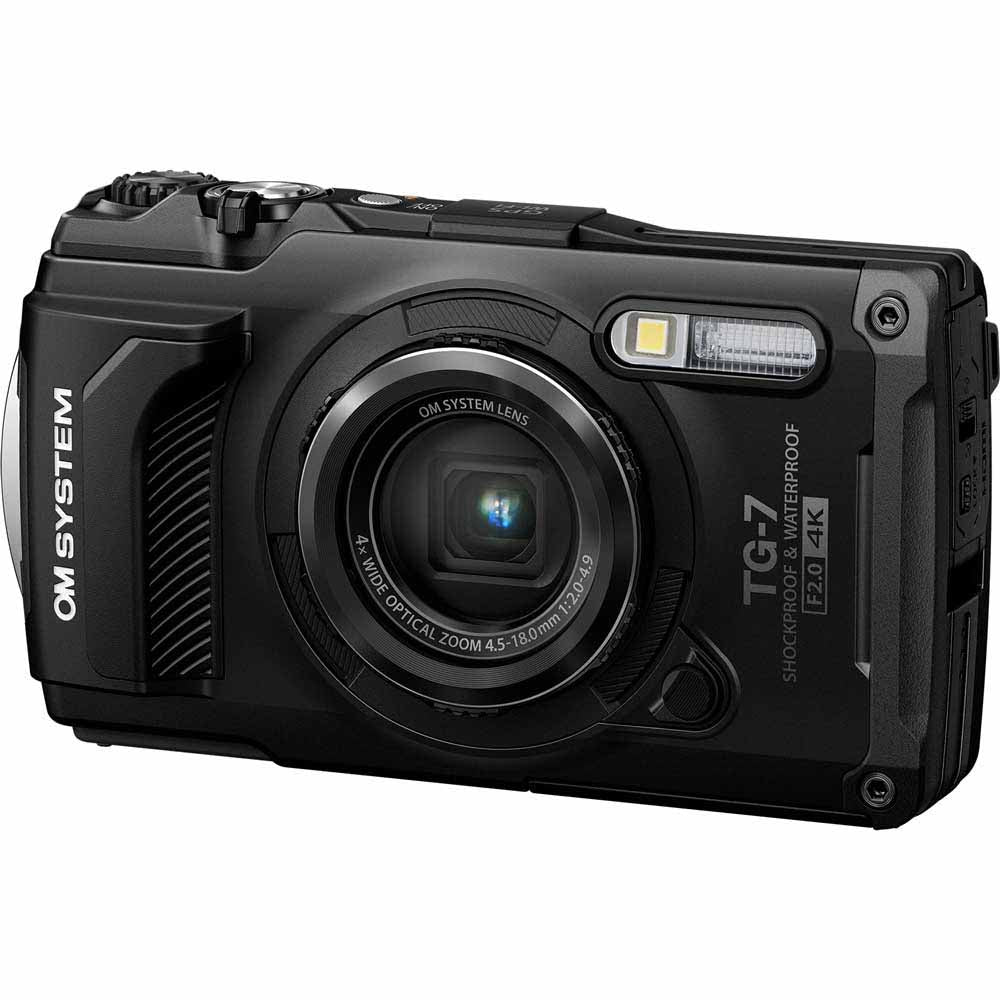 OM SYSTEM 紧凑型数码相机 Tough TG-7 TG7BLK [黑色]