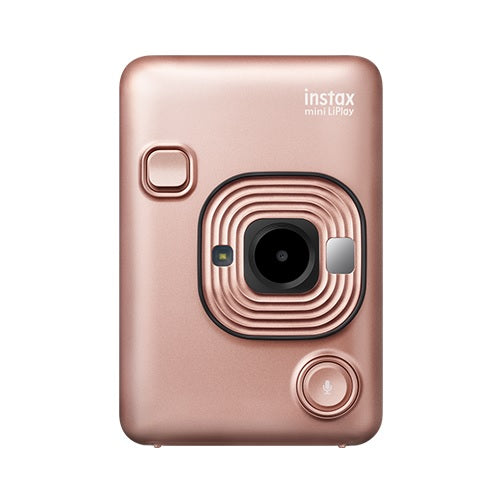 富士フイルム ハイブリッドインスタントカメラ instax mini LiPlay チェキ [ブラッシュゴールド] フジフイルム