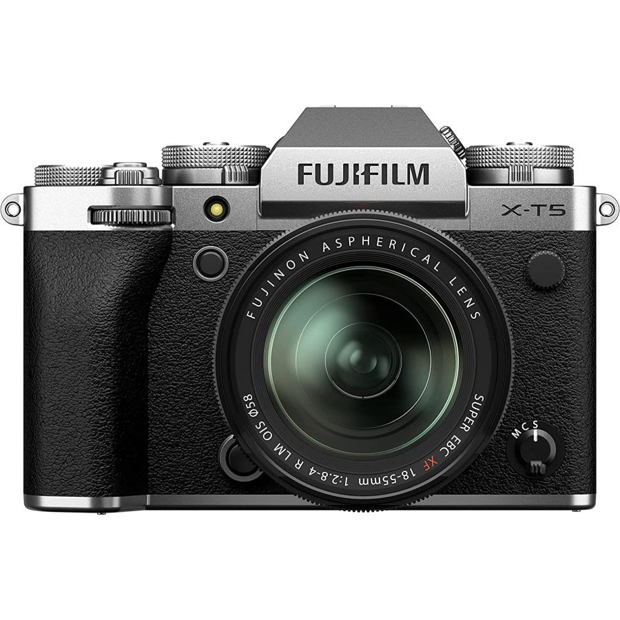 FUJIFILM 富士フイルム ミラーレス一眼カメラ X-T5 XF18-55mmレンズキット [シルバー]