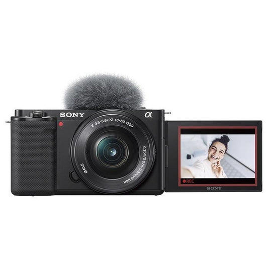 SONY 索尼 VLOGCAM ZV-E10L 电动变焦镜头套装 无反光镜单镜头相机 [黑色] 