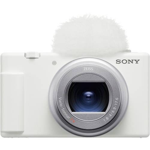 SONY Vlogging 数码相机 VLOGCAM ZV-1M2 白色 小巧轻便 内置变焦镜头