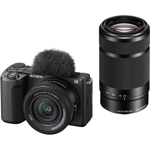 SONY 索尼 VLOGCAM ZV-E10M2X 双倍变焦镜头套装 [黑色] 无反光镜单镜头相机