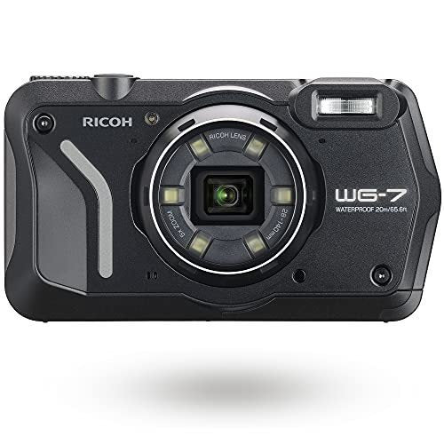 Ricoh Waterproof, Shockproof, Dustproof RICOH WG-7 4K Video 20MP [Black] 