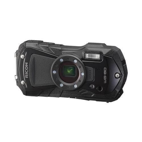 RICOH WG-80 小型数码相机，防水防震 [黑色] 