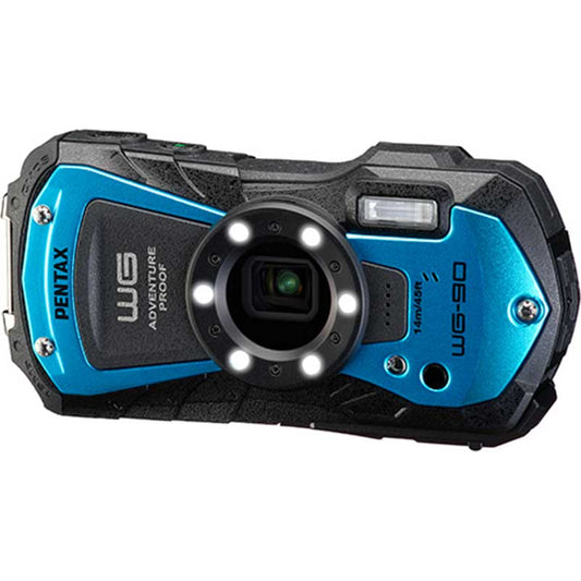 PENTAX WG-90 [Blue] Waterproof compact digital camera