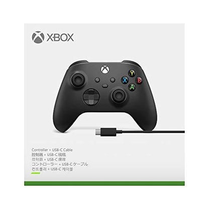 Xbox SeriesX SeriesS ワイヤレス コントローラー USB-C ケーブル ブラック