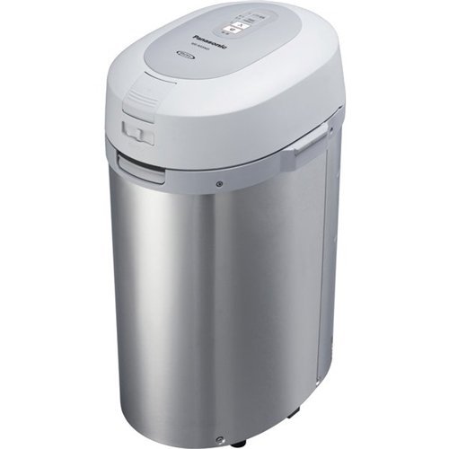 Panasonic household food waste processor MS-N53XD-S Recycler Silver Hot air drying type Garbage bin Panasonic