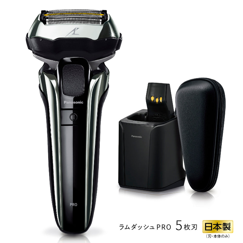 Panasonic Lamdash PRO5 [Silver] Men's Shaver/Electric Shaver/5 Blades/With Automatic Cleaner ES-LV9W-S