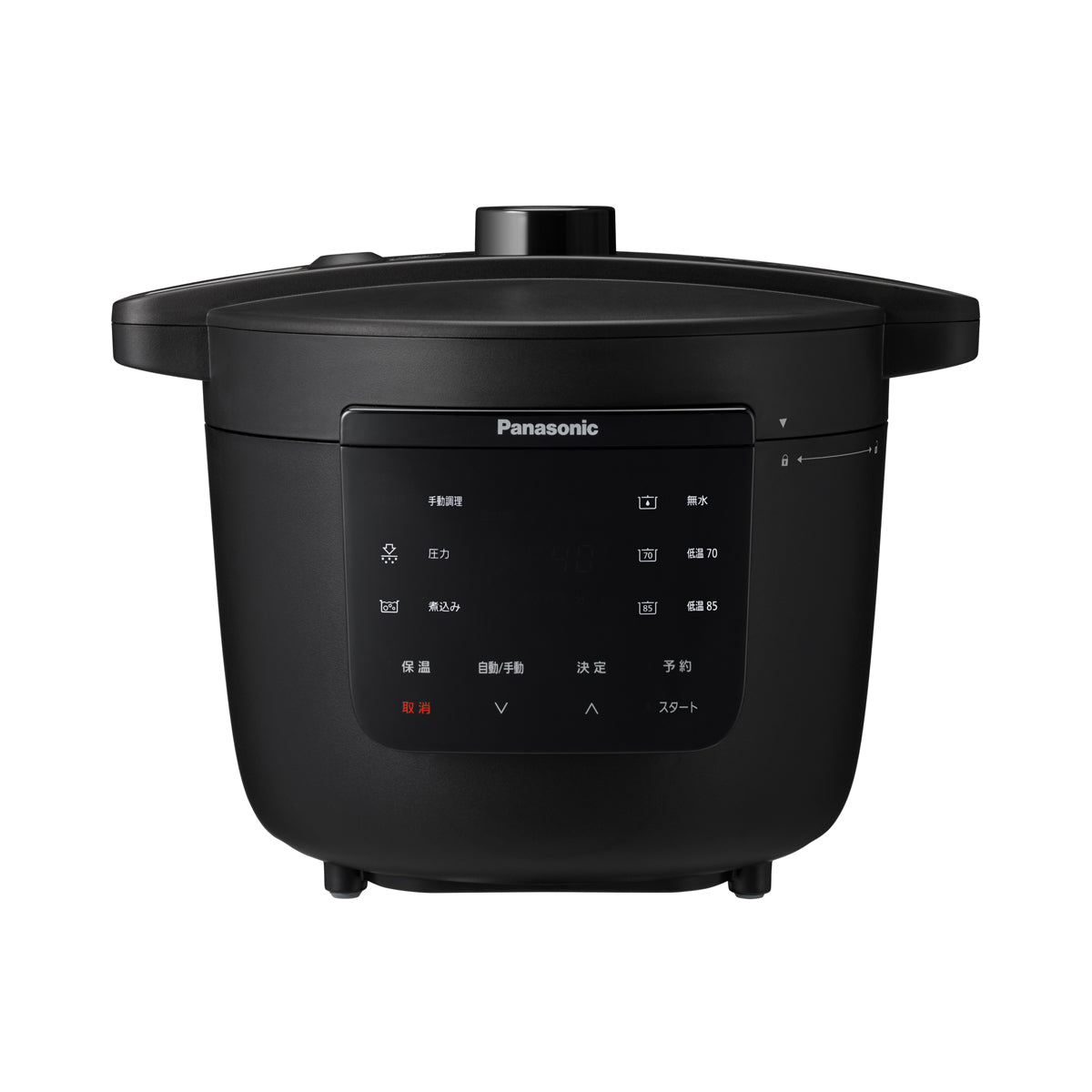 Panasonic パナソニック 電気圧力鍋 自動調理鍋 NF-PC400-K [ブラック] 最大6人分 圧力/低温/無水/煮込