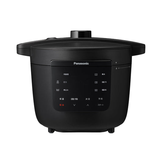 Panasonic パナソニック 電気圧力鍋 自動調理鍋 NF-PC400-K [ブラック] 最大6人分 圧力/低温/無水/煮込