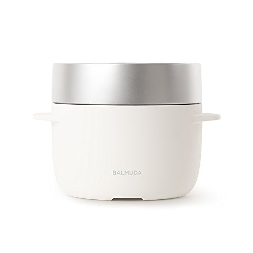 BALMUDA 3-cup electric rice cooker The Gohan K03A-WH White The Gohan Rice cooker Kitchen appliances